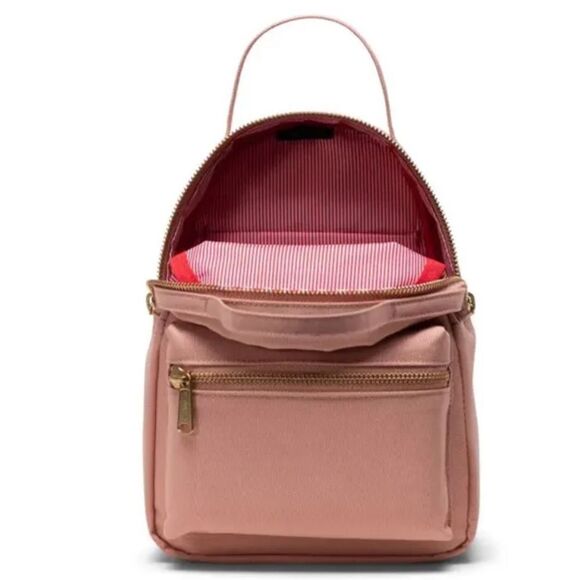 NWT Herschel Nova Mini Backpack Cafe Crème Color - Picture 3 of 17